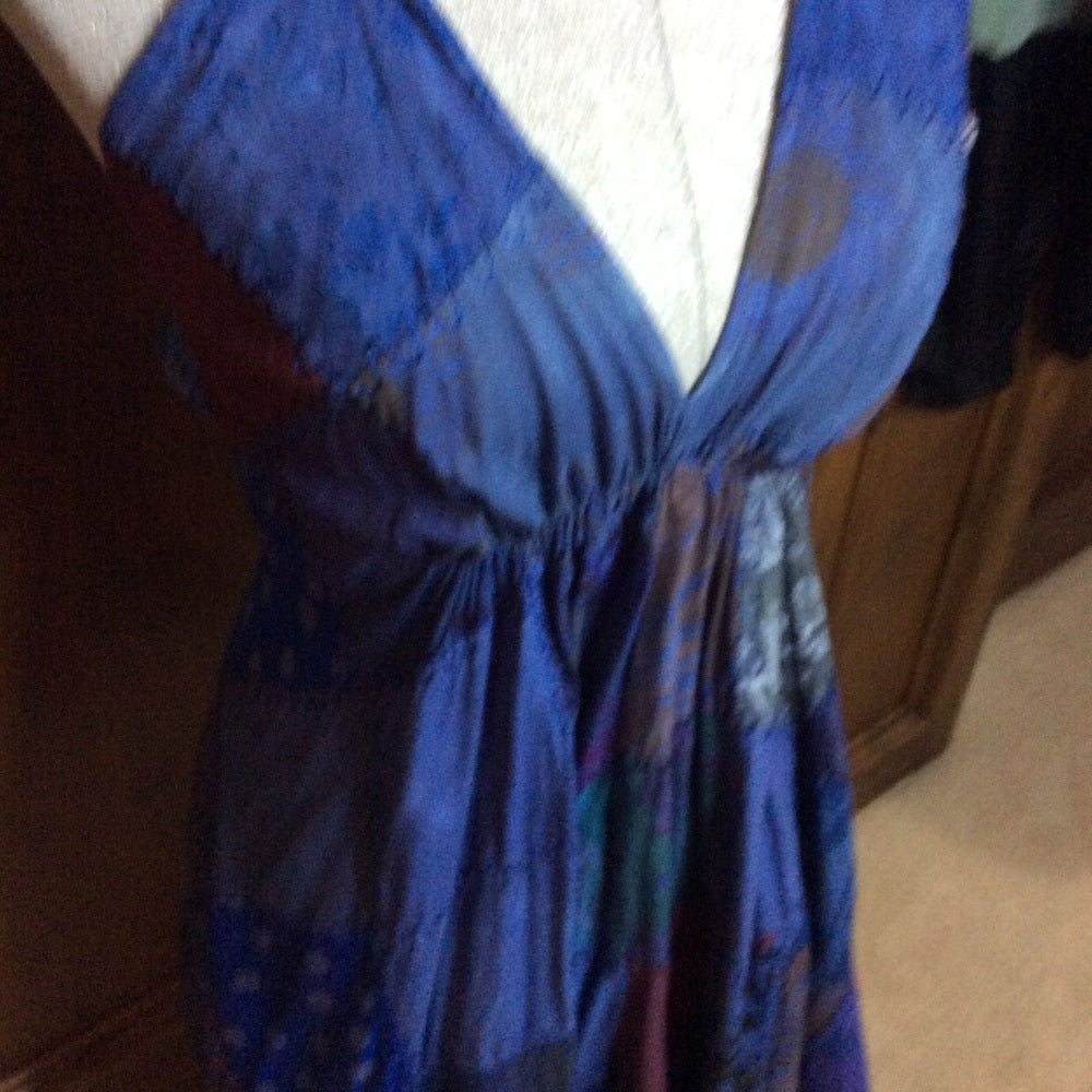 NWOT SUZE XS/S Purple Halter Wrap Mini Dress for Cocktail