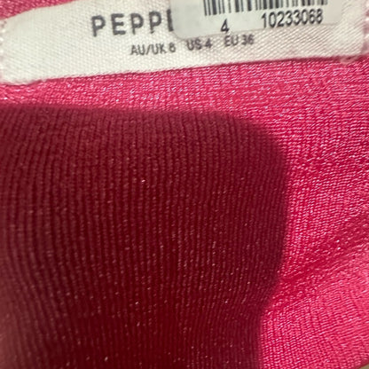 NWT SIZE 4 Peppermayo Pink Sleeveless Ruched Crop Top