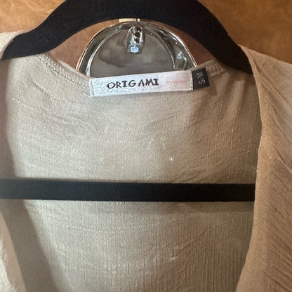 NWOT SIZE OS Origami Owl White and Brown Cozy Knit Sweater