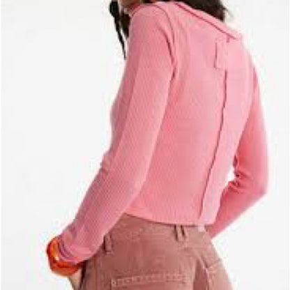 NWT SIZE XL We The Free Pink Crop Top