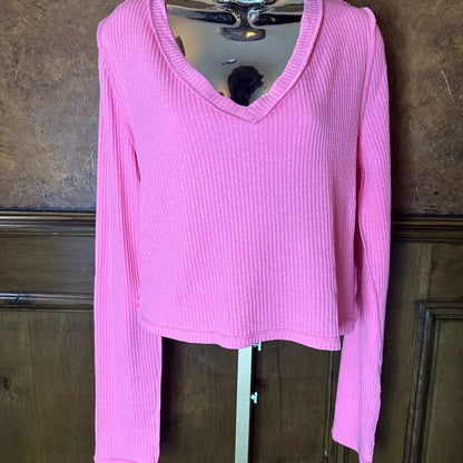 NWT SIZE XL We The Free Pink Crop Top