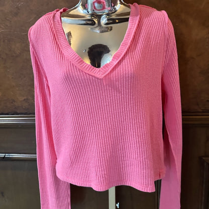 NWT SIZE XL We The Free Pink Crop Top