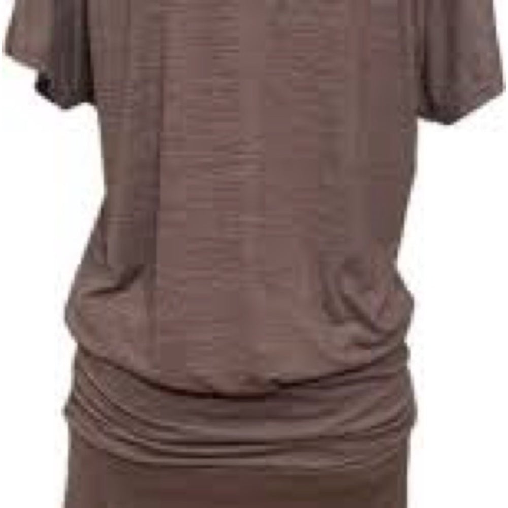 NWOT SIZE M Athleta Purple Sheath Mini Dress with Dolman Sleeves