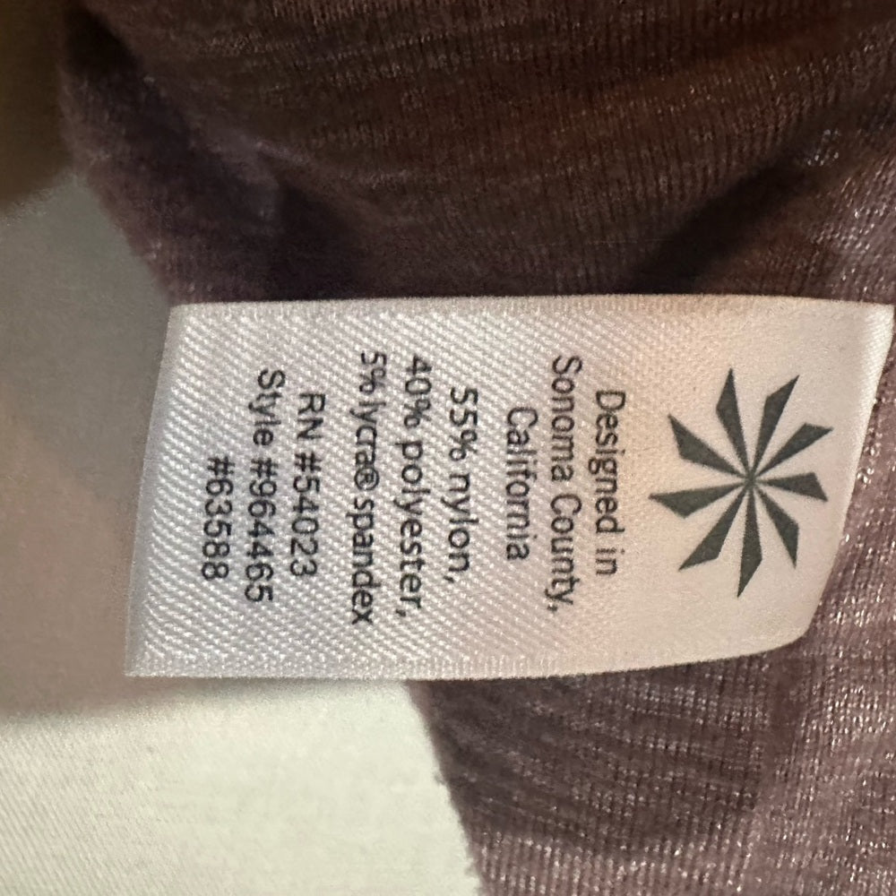 NWOT SIZE M Athleta Purple Sheath Mini Dress with Dolman Sleeves