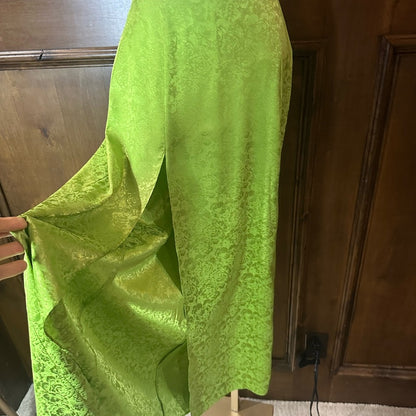 NWOT SIZE S Ronny Kobo Collection Green Midi Skirt with Slit