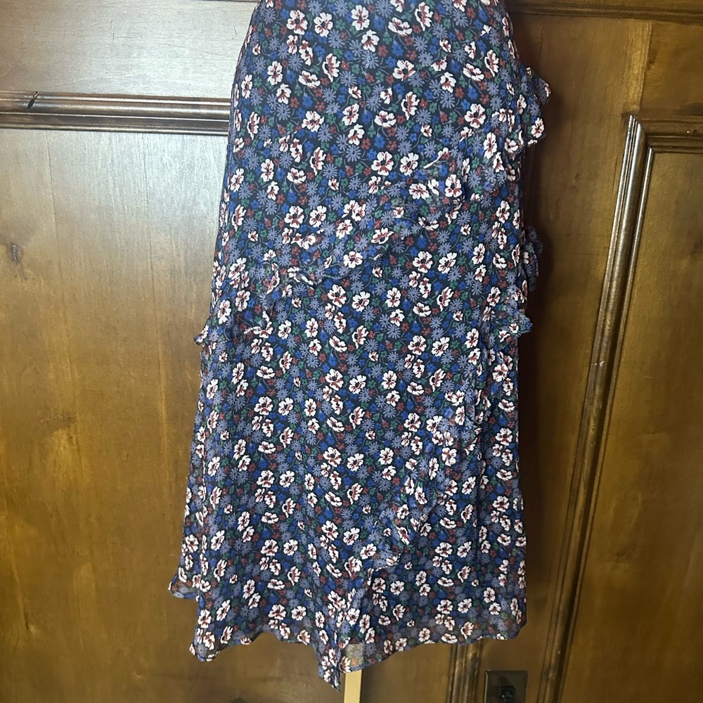 NWT SIZE 4 Joie Pink Asymmetrical Midi Skirt for Work