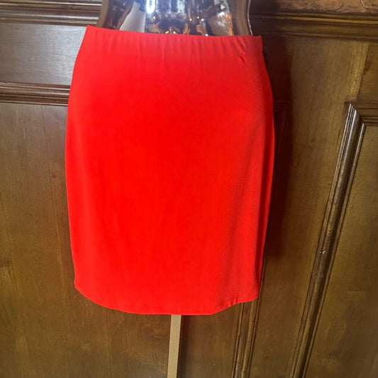 NWT SIZE XS Nordstrom Red Knee-Length Pencil Skirt Cocktail