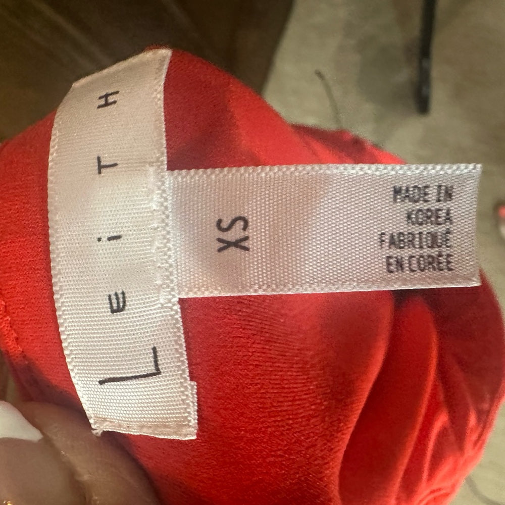 NWT SIZE XS Nordstrom Red Knee-Length Pencil Skirt Cocktail