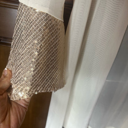 NWOT SIZE S Origami Owl Cream Relaxed Oversized Blouse