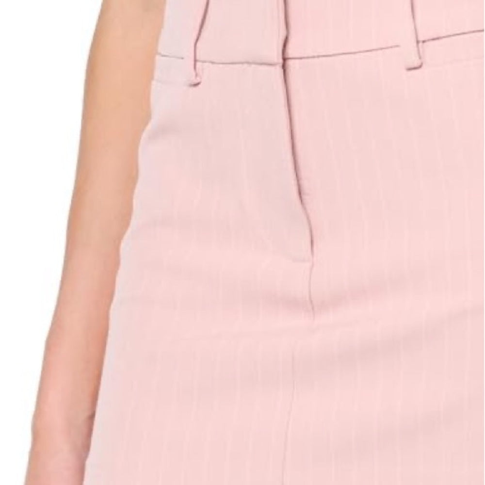 Astr Pink Ribbed Pencil Mini Skirt Cocktail