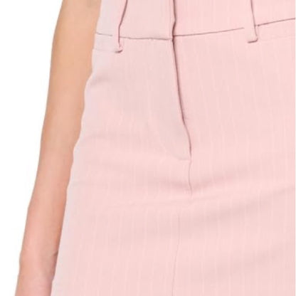 Astr Pink Ribbed Pencil Mini Skirt Cocktail