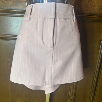 Astr Pink Ribbed Pencil Mini Skirt Cocktail
