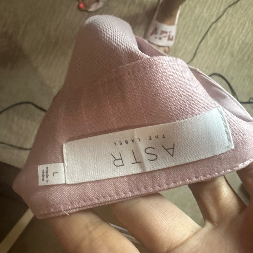 Astr Pink Ribbed Pencil Mini Skirt Cocktail