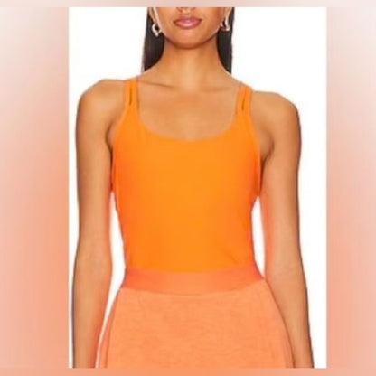 NWT SIZE S EleVen by Venus Williams Orange Fitted Tank Top