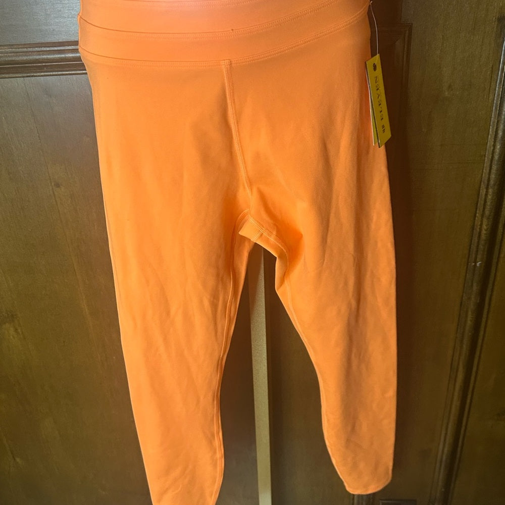 NWT SIZE S EleVen by Venus Williams Orange Athletic Leggings