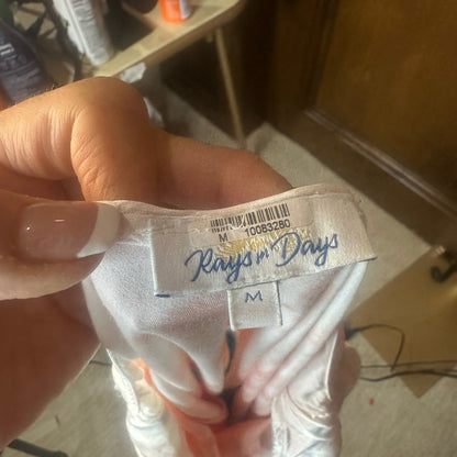 NWOT SIZE M Pink and Blue Cowl Neck Slip Mini Dress