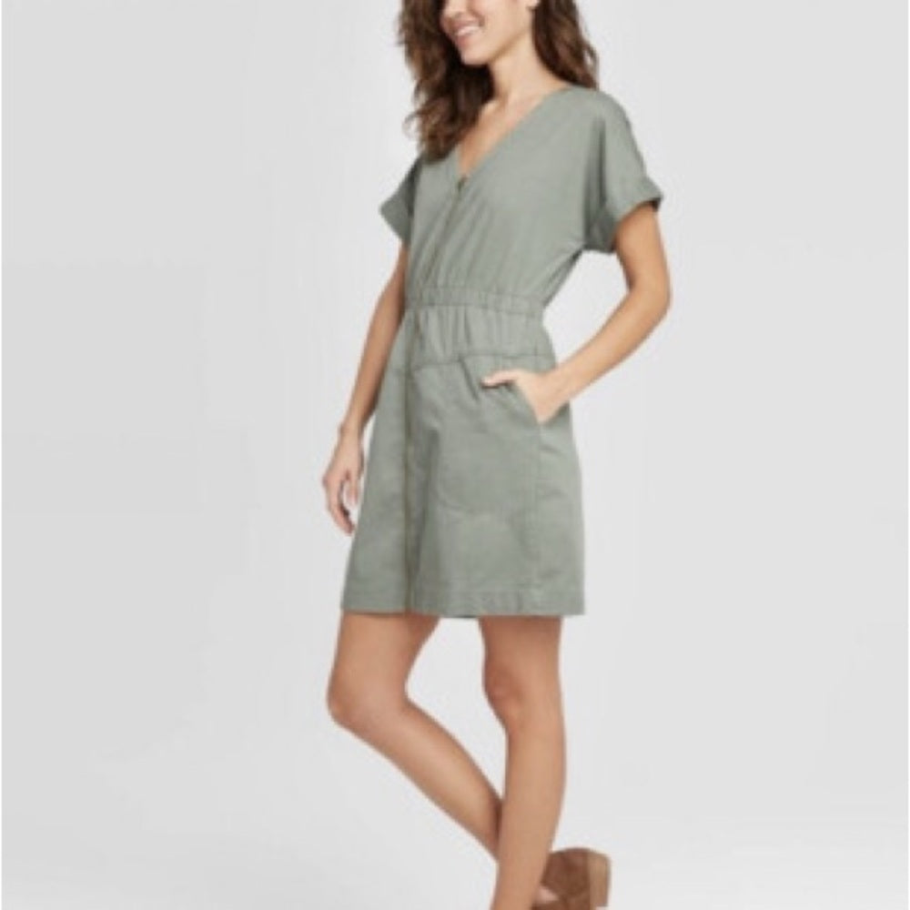 SIZE XXL Universal Thread Green Dolman Sleeve Sundress