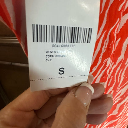 NWT SIZE S Forever 21 White and Red Ruched Bodycon Mini Dress