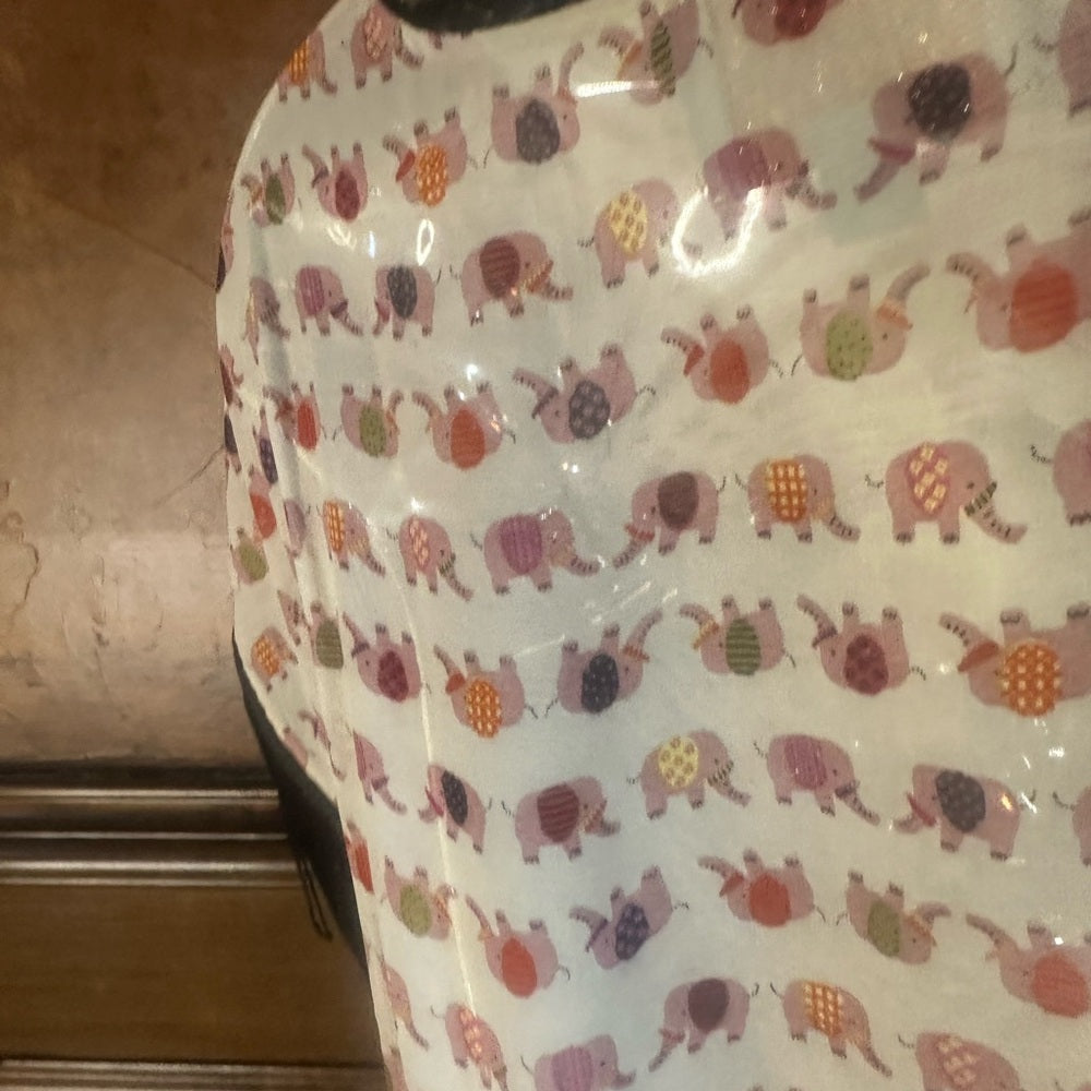 NWT SIZE L Skies Are Blue Cream Pink Sleeveless Blouse