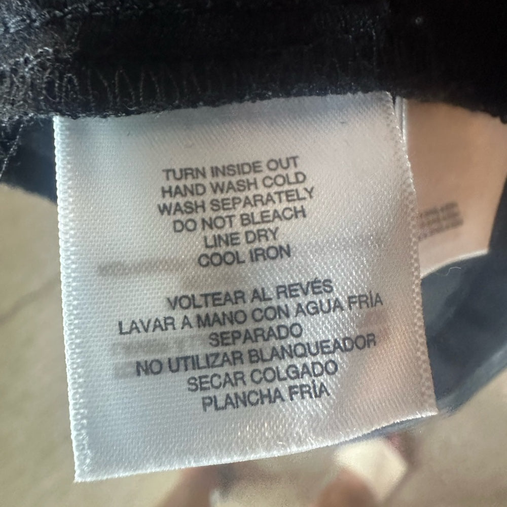 NWT SIZE M Kasper Black Pencil Wrap Skirt Cocktail