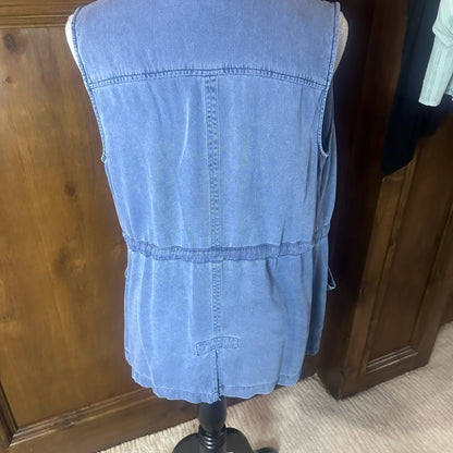 SIZE M Style & Co. Blue Jean Vest
