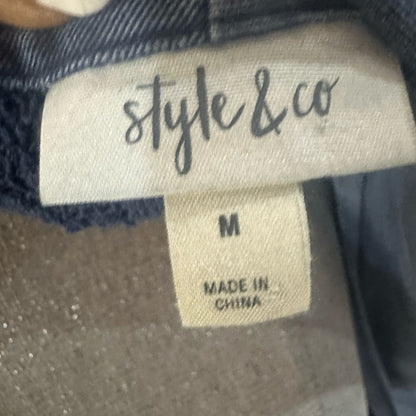 SIZE M Style & Co. Blue Jean Vest