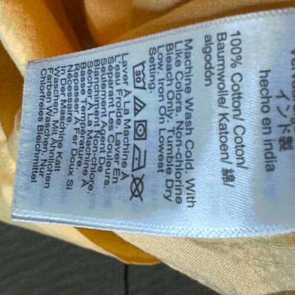 NWOT SIZE M J. Crew Orange Flutter Sleeve Blouse with Ruffled Mandarin Collar