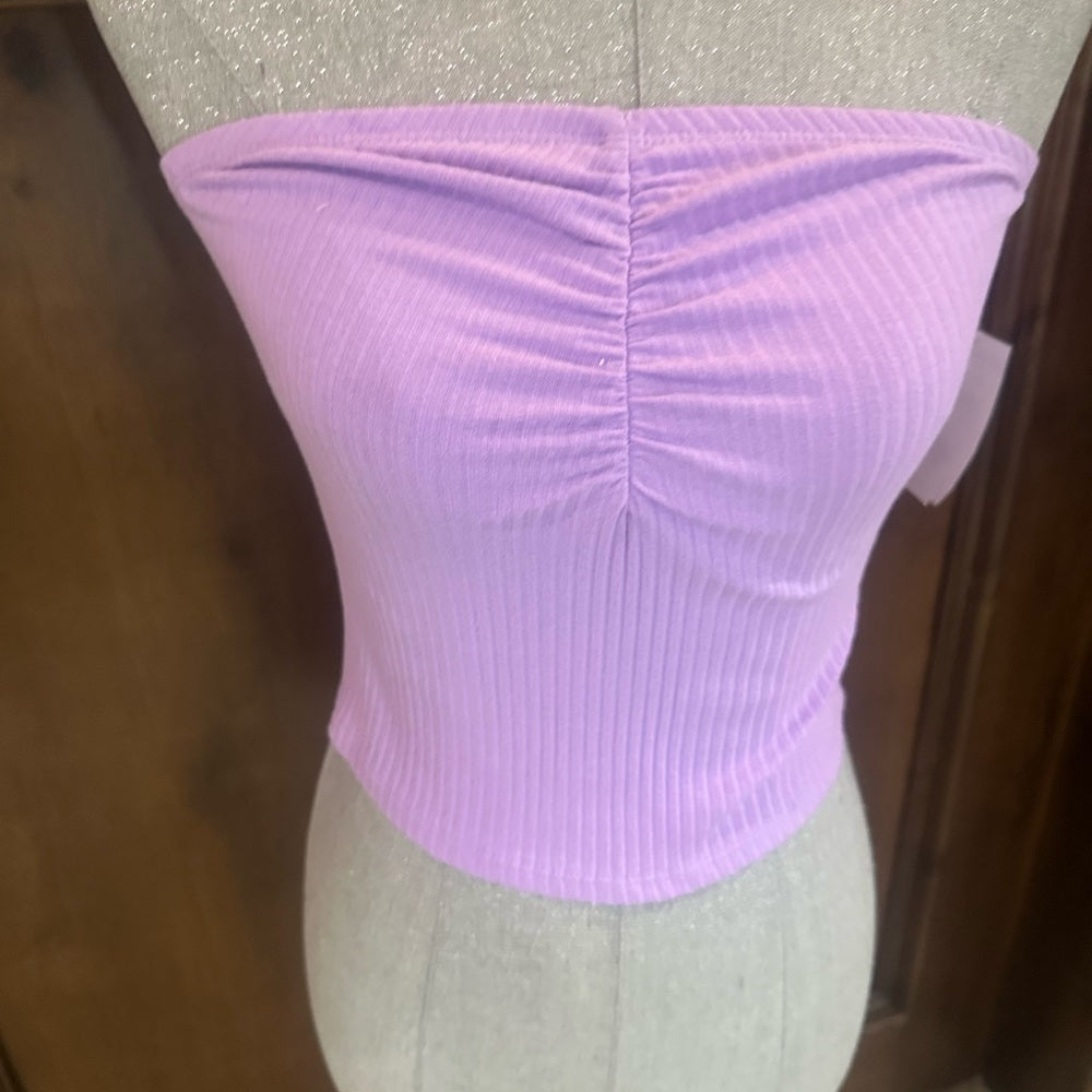 NWOT SIZE M Billabong Lavender Crop Top