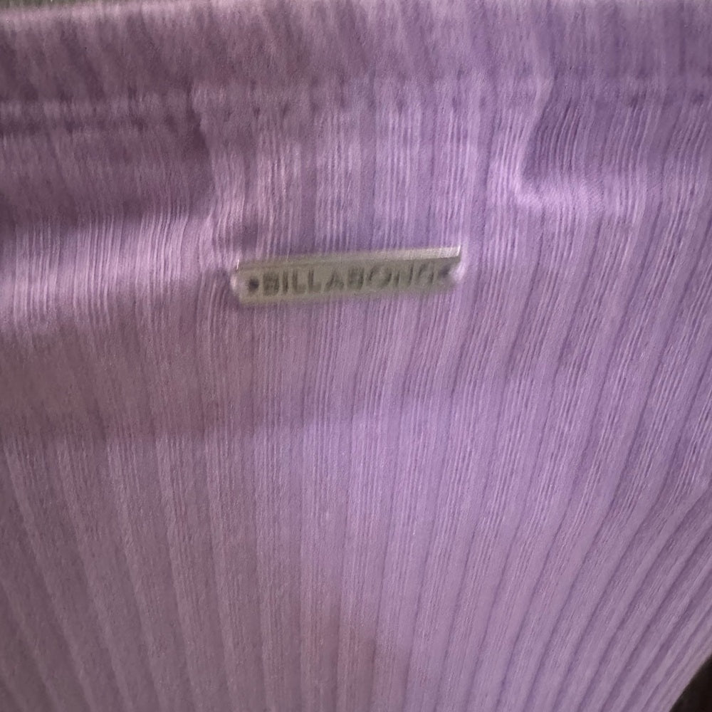 NWOT SIZE M Billabong Lavender Crop Top