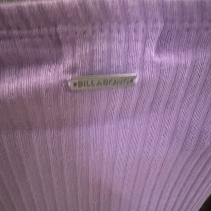 NWOT SIZE M Billabong Lavender Crop Top