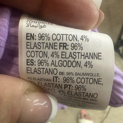 NWOT SIZE M Billabong Lavender Crop Top