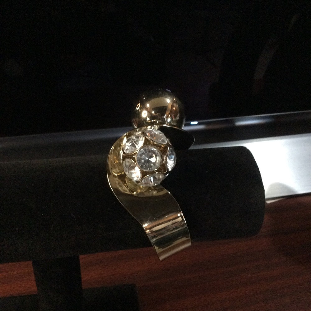 MIA Gold and Silver Crystal Bracelets