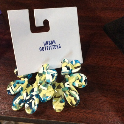 Urban Outfitters Blue and Yellow Frog Plush Accessories