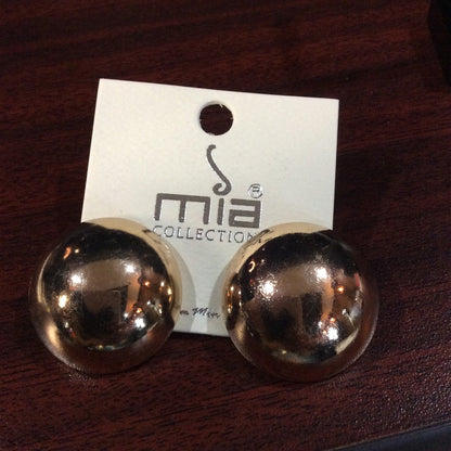 MIA Gold Spherical Earrings