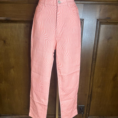 Peppermayo Pink Cropped Ankle Pants