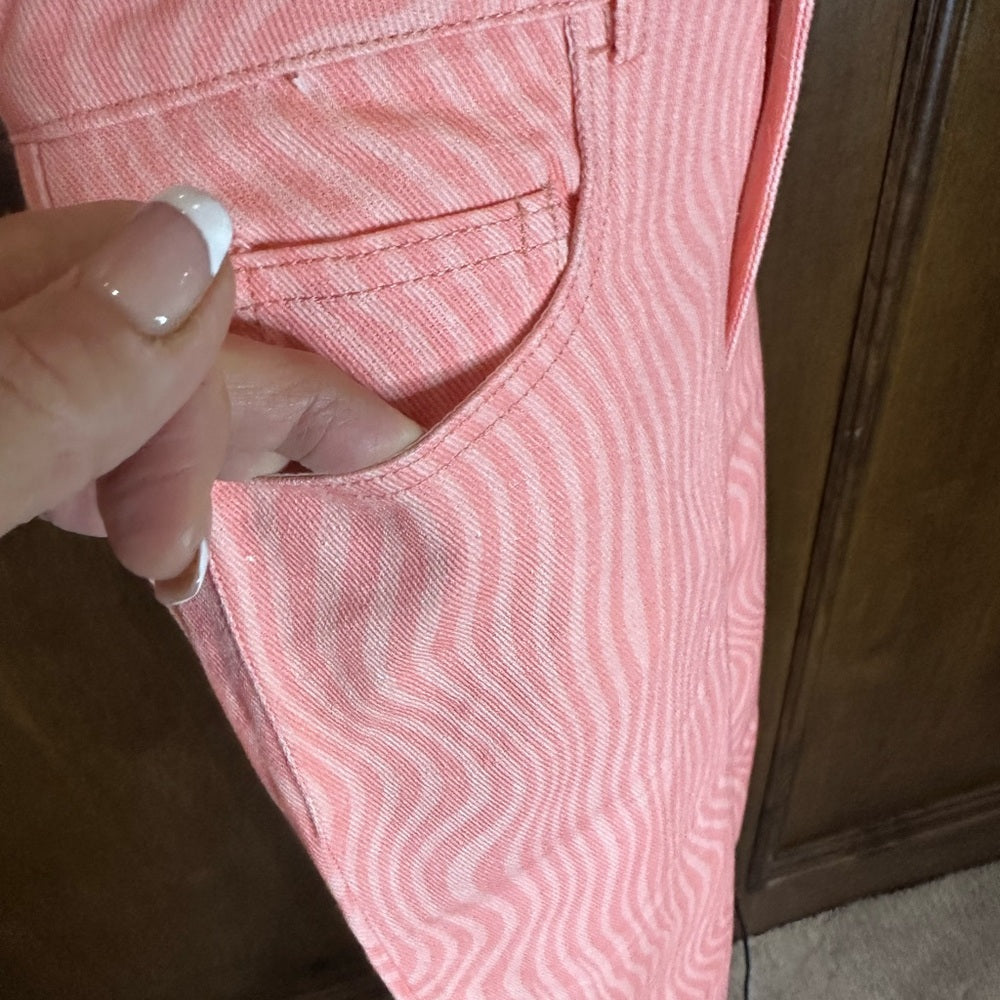 Peppermayo Pink Cropped Ankle Pants