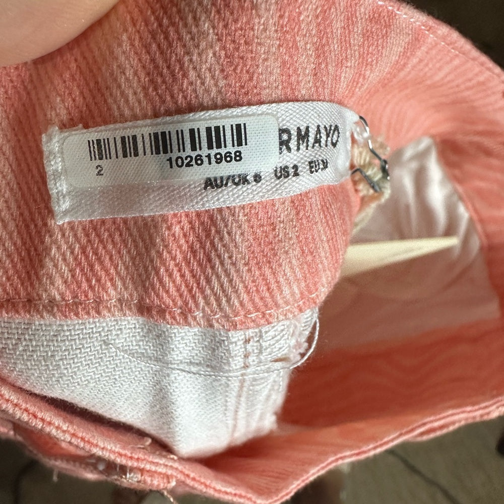 Peppermayo Pink Cropped Ankle Pants