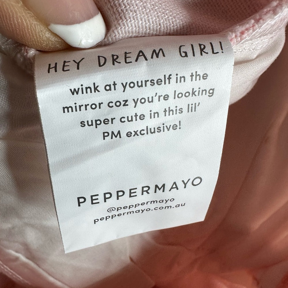 Peppermayo Pink Cropped Ankle Pants