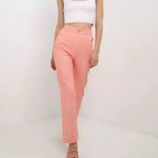 Peppermayo Pink Cropped Ankle Pants