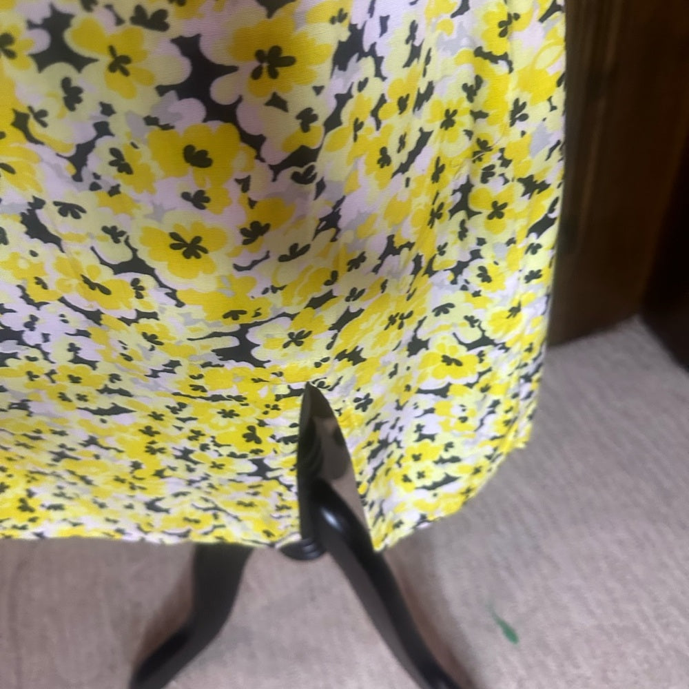 Motel Rocks Yellow Slip Mini Dress Spaghetti Strap