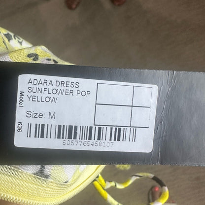 Motel Rocks Yellow Slip Mini Dress Spaghetti Strap