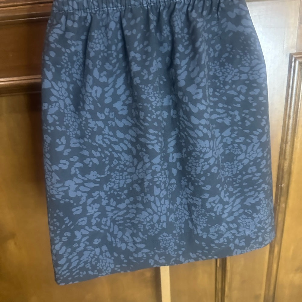 Speedo Black and White Knee-Length A-Line Skorts