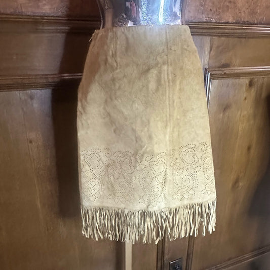 NWT SIZE 10 INC International Concepts Tan Pencil Mini Skirt