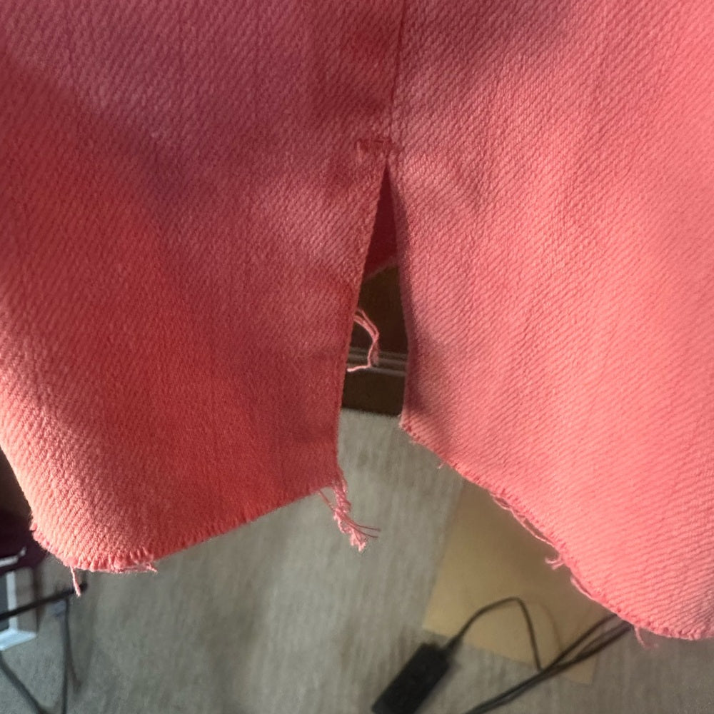 Tractr Pink High Waist Casual Shorts