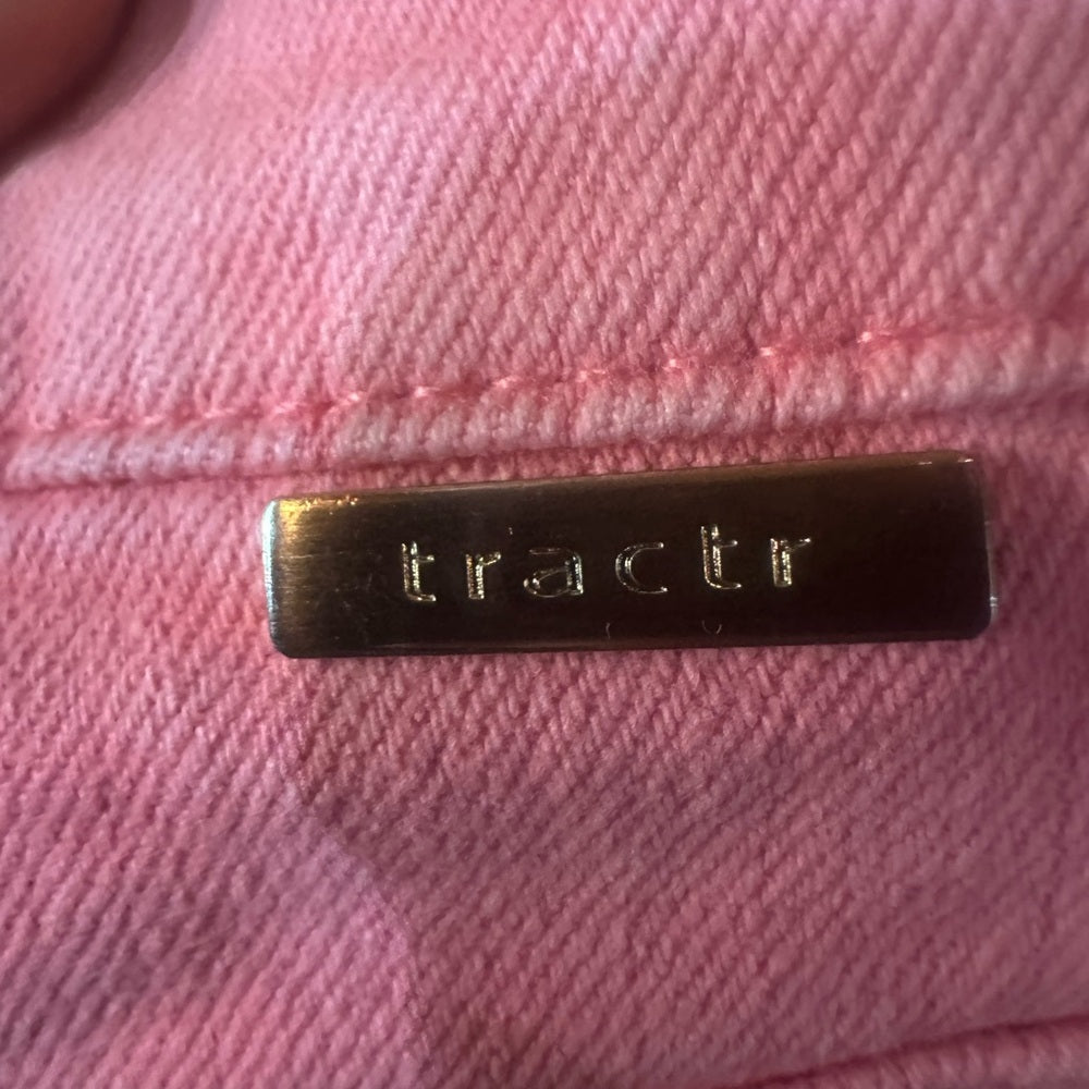 Tractr Pink High Waist Casual Shorts