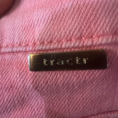 Tractr Pink High Waist Casual Shorts