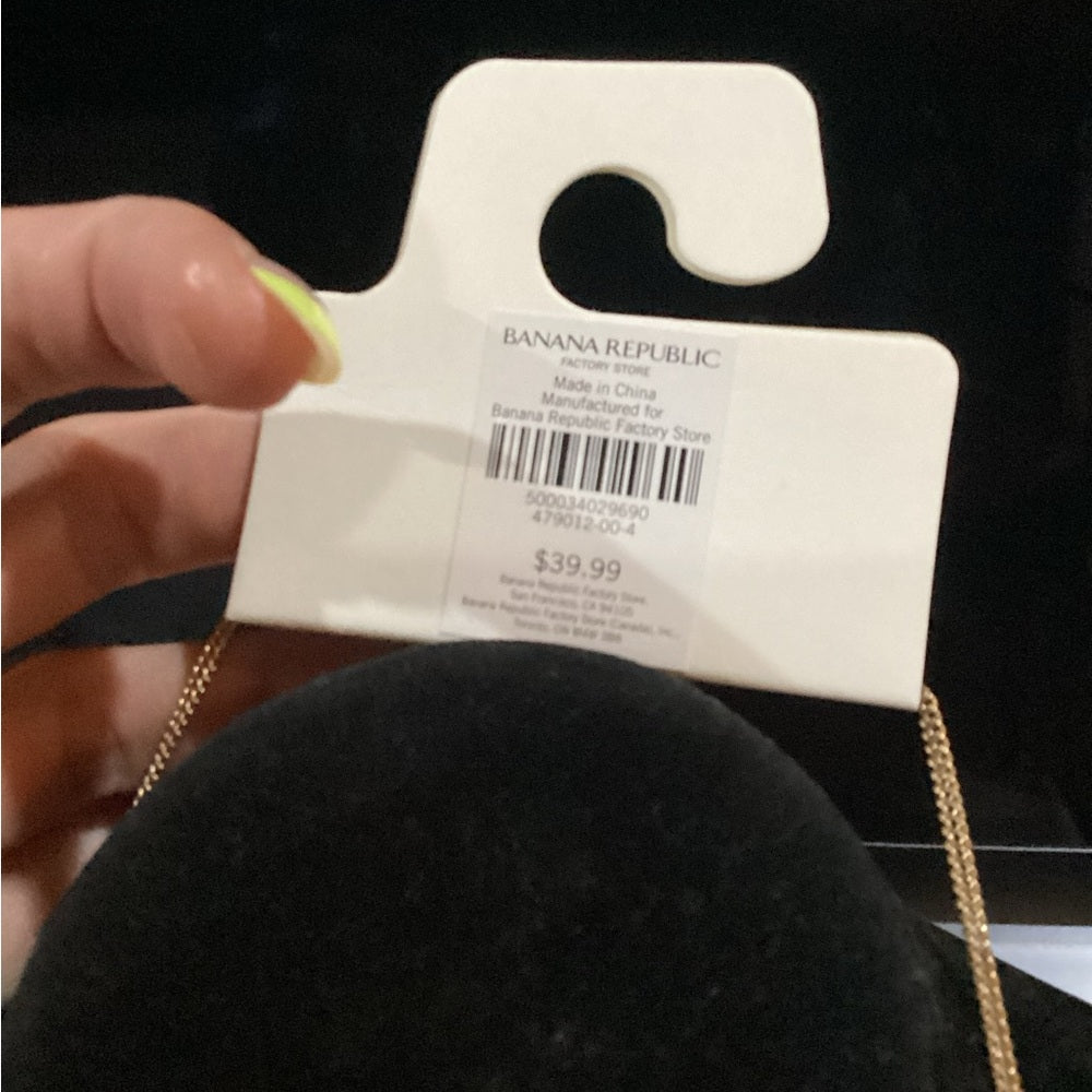 Banana Republic Gold and Silver Statement Necklace