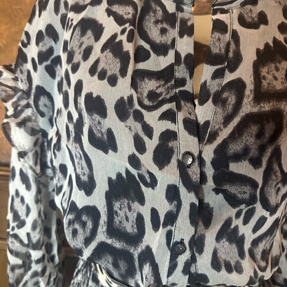 The Clothing Company Black and White Mini Dress