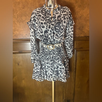 The Clothing Company Black and White Mini Dress