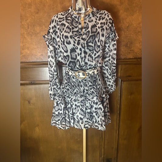 The Clothing Company Black and White Mini Dress